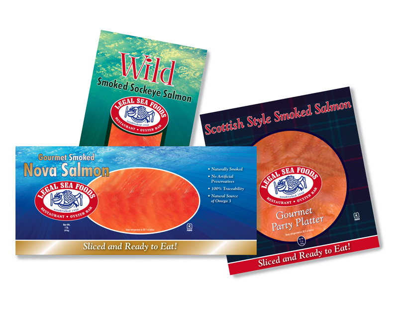 Legal Seafoods Packaging
